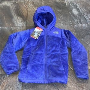 Girls North Face Hooded Reversible Jacket (NWT)
